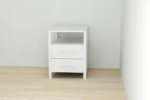 Тумба універсальна Ferrum-decor Вів'єн 2/2 50x41x40 білий ДСП Білий 16мм (FRD-104161)