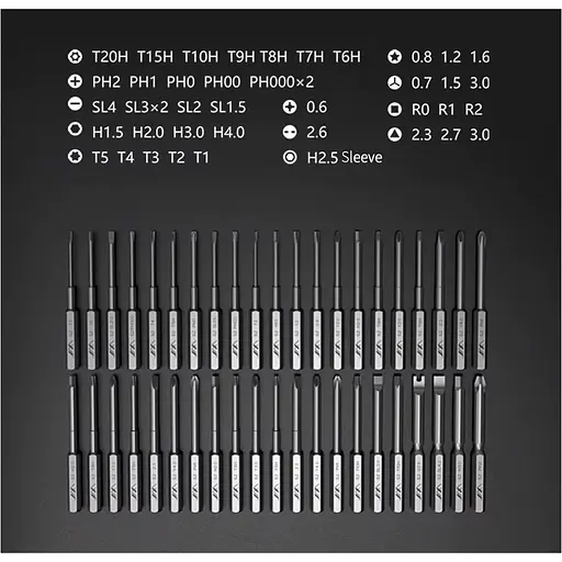 Викрутка з комплектом біт JimiHome Screwdriver Set JM-GNT60 [123359] - фото 5