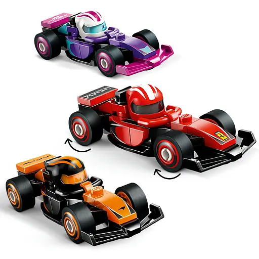 Конструктор LEGO Minifigures Коллекционные автомобили для гонки F1 V111, 29 деталей - фото 10