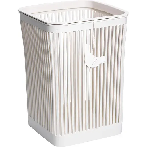 Кошик для сміття Yiwu пластиковий 8 л білий  HP-45-9BE - фото 1