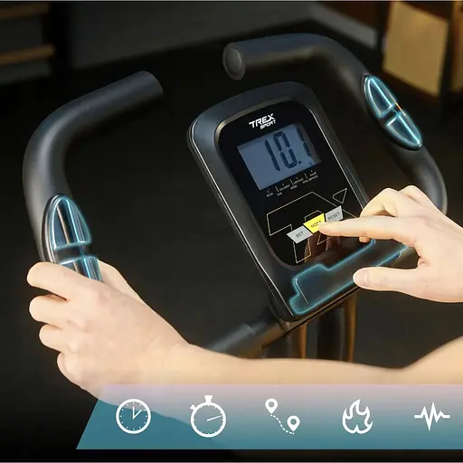 Велотренажер Trex Sport TX-360XB PYRO магнітний чорний - фото 4