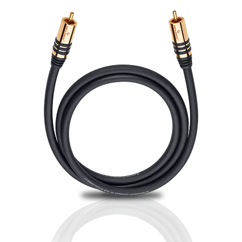 Сабвуферний кабель RCA-RCA Oehlbach NF 200 Subwoofercable 2,0 м Black - фото 2