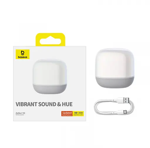 Колонка Baseus AeQur V2 Wireless Speaker Біла A20050500211-00 - фото 2