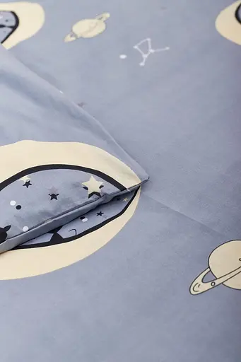 Комплект постельного белья Moon&Star семейный 160х220х2 наволочки 2х40х60 Stars Бязь Gold Люкс - фото 8