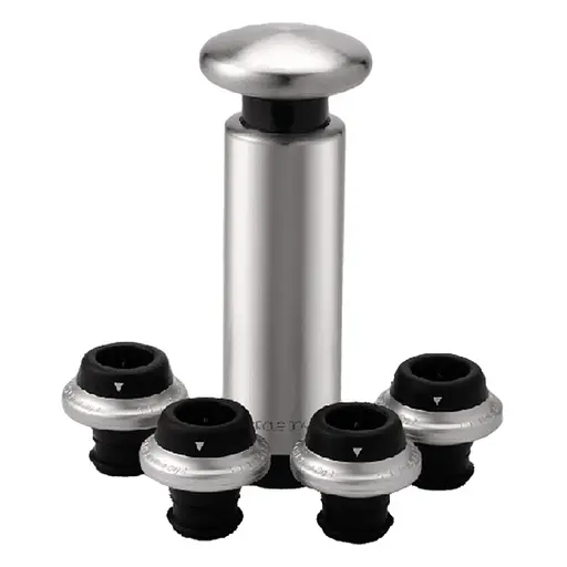 Набор для хранения вина Circle Joy Vacuum Pump with 4pcs Stoppers Gift (CJ-JS05) [67378]