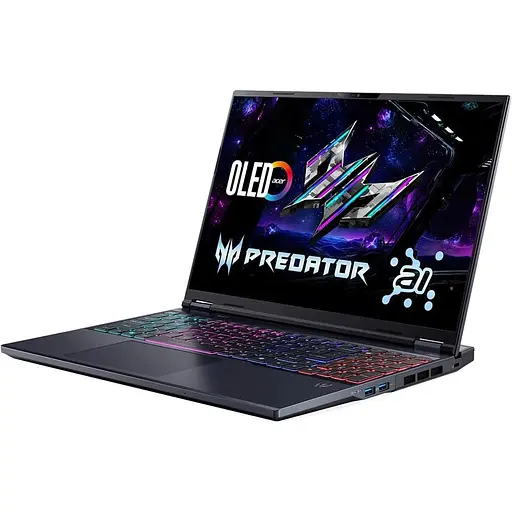 Ноутбук Acer 16 Predator Helios Neo PHN16S-71 OLED/U7-255HX/32GB/1TB/RTX 5060 8GB/Linux/Black (NH.QZEEU.006) - фото 3