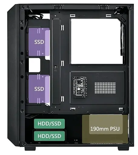 Корпус FSP CMT218AB Black (CMT218AB) - фото 5