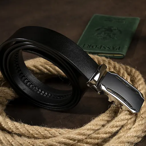 Ремінь шкіряний Vintage чоловічий 115х3,5 см acs0014799 - фото 6