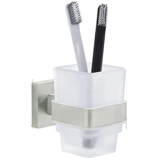 Склянка для зубних щіток VBI Jupiter nickel VBI-040604NI нікель - фото 1