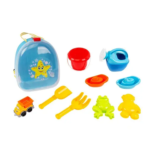 Набор для игры в песочнице 8881TXK рюкзачок - фото 2
