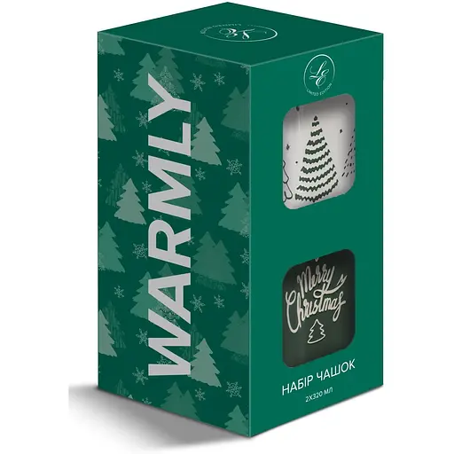 Чашка Limited Edition NY Warmly Green 2 шт. х 320 мл (TRSC-BH5019-M01) - фото 4