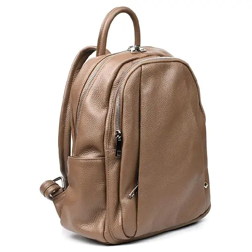 Кожаный женский рюкзак VIRGINIA CONTI 27х34х14 см sum0028653 - фото 3