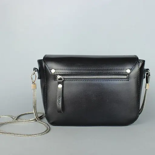 Жіноча шкіряна сумочка Yoko чорна - фото 7