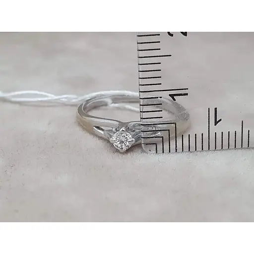 Золоте кільце Гаразд з діамантом. 3022859 16,5 - фото 5