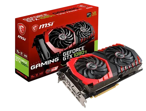 Видеокарта GeForce GTX 1080 Ti 11GB MSI Gaming (GTX 1080 Ti GAMING 11G) Б/У - фото 1