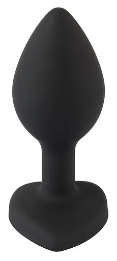 Анальная пробка Silicone Butt Plug 7.3 см (черный) - фото 4
