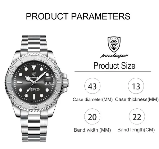 Часы Poedagar Pilot Nylon, 2 ремешка - фото 6