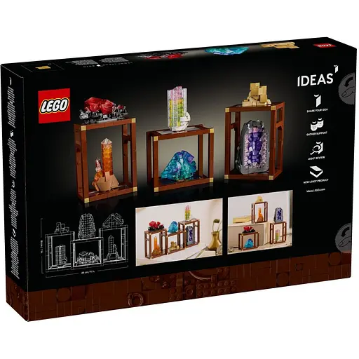Конструктор LEGO Ideas Коллекция минералов 880 деталей (21 362). - фото 8