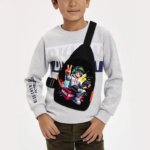 Сумка через плече дитяча Roblox 29х17 см сумка слінг для хлопчика (01983)