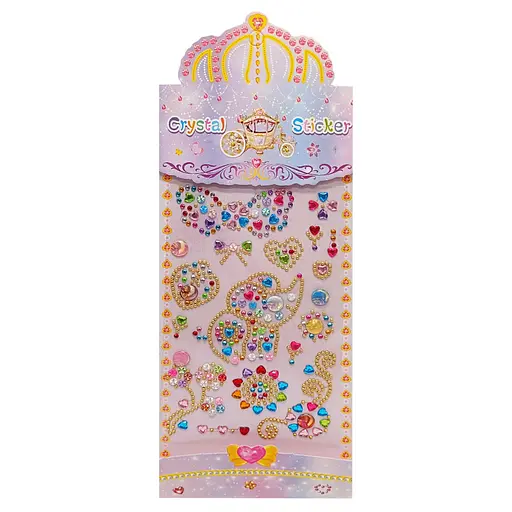 Наклейки декоративные "Кристаллы" XY-022-4 на планшетке
