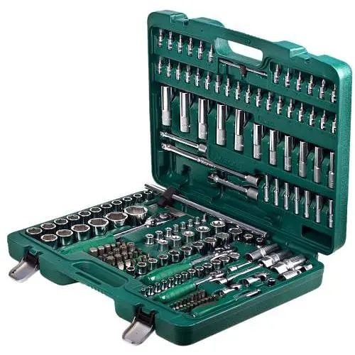 Набір інструментів Hans 1/4, 3/8, 1/2, 177 предметів (TK-177V) - фото 2