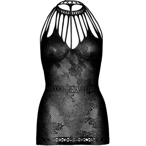 Ажурна сукня-сітка Leg Avenue Lace Mini dress With cut-outs Black, One Size - фото 8