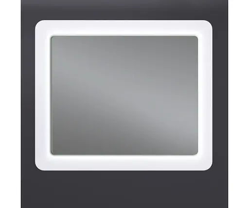 Дзеркало Sanwerk Ультра "Космо" 118x83 біле (ZU0000143) - фото 4