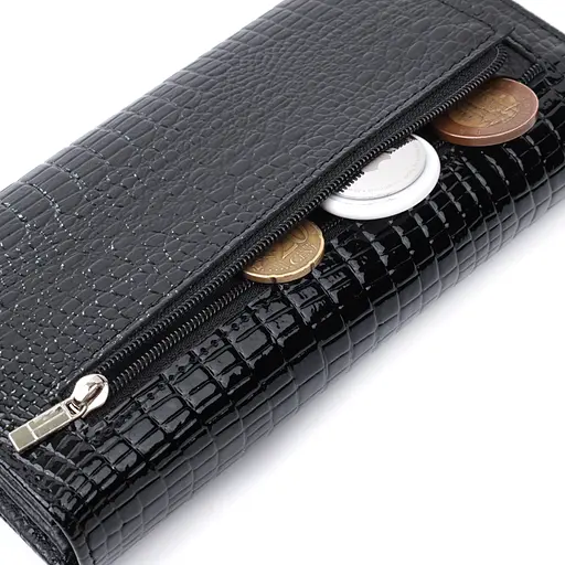 Кожаный женский кошелек ST Leather 18х9.5х2.5 см acs0029432 - фото 8