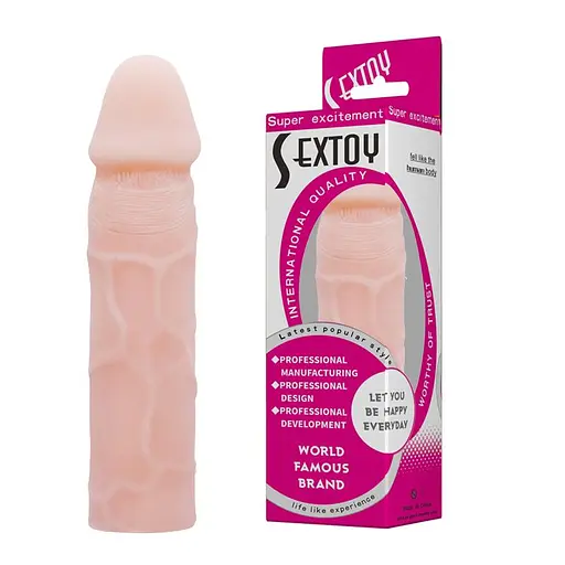 Фалоімітатор Super Excitement Sextoy Fresh 16.3 см тілесний - фото 2
