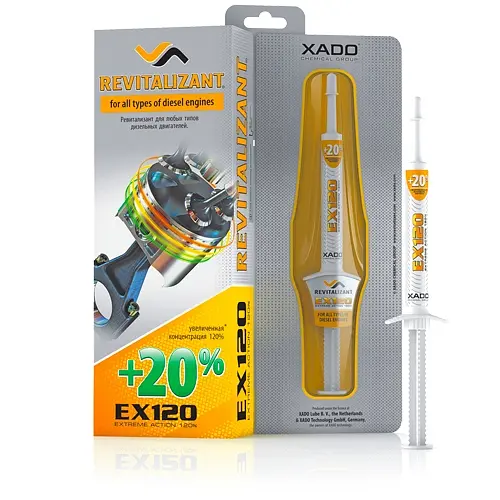 Ревитализант Xado EX120 для дизельных двигателей 8мл(XA 10034_9) - фото 1