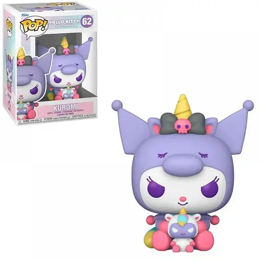 Фігурка Funko Pop Хеллоу Кітті Куромі Hello Kitty Kuromi 10 см FP HK K 62