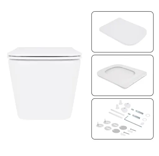 Набір Q-tap Nest 4 в 1 підвісний унітаз Crow Ultra Quiet 520x360x290 + комплект інсталяції QT05335172W48181 - фото 6