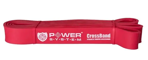 Гумка для фітнесу і кроссфіту Power System PS-4053 CrossFit Level 3 Blue (опір 15-40 кг) (PS-4053_Red) - фото 4