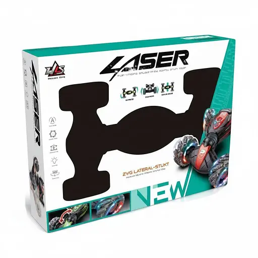 Радиоуправляемая машина-трансформер RQ 3044-01, управление браслетом/пультом 2.4G, аккумулятор 3.7V, роликовые колеса, Зеленый - фото 2