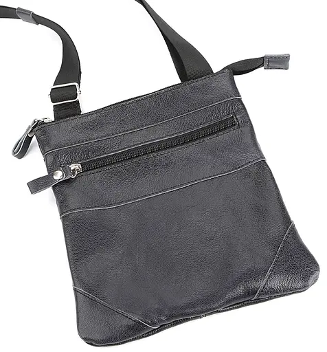 Кожаная мужская сумка SHVIGEL 17х21х1 см sum0015045 - фото 6