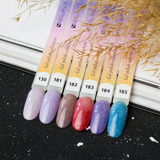 Гель-лак для ногтей Reglance 130 Нежно-розовый с розовыми нитями Plush Effect 7.5 мл - фото 5
