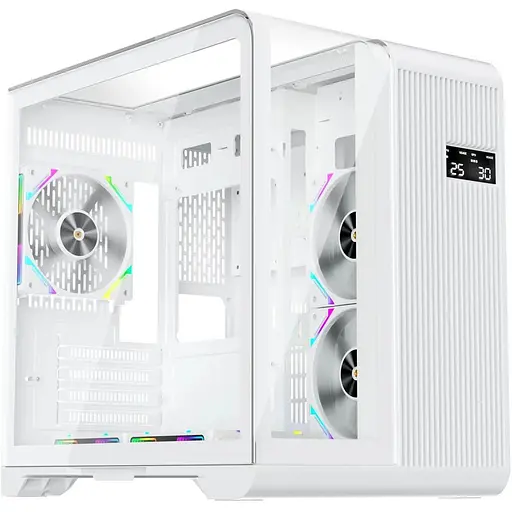 Корпус 1stPlayer RT5, білий, без БЖ, Midi Tower, Micro ATX / Mini ITX, 2xUSB 3.0 / 1xUSB 2.0, макс. CPU - 157 мм / VGA - 330 мм, - фото 1