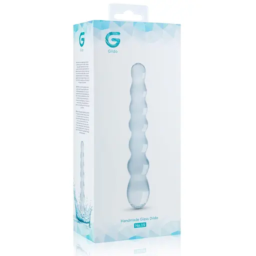 Скляний дилдо у вигляді намистин Gildo Glass Dildo No. 19 - фото 5