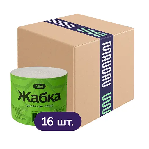 Туалетная бумага Жабка мини 16 шт. - фото 1