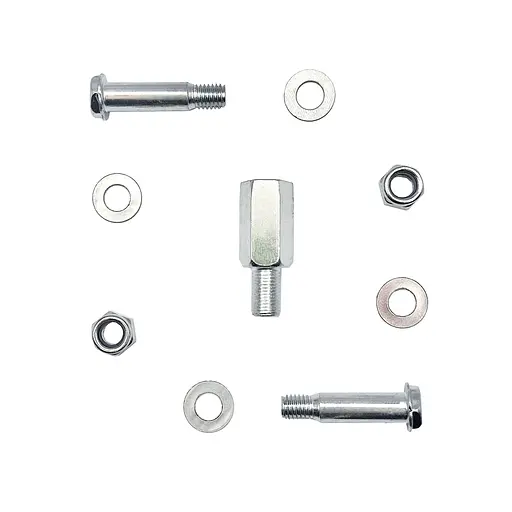 Опорні (тренувальні / додаткові) колеса для велосипеда зі швидкостями (під перекидку) 16-24" чорний з білим (G0001002) - фото 3