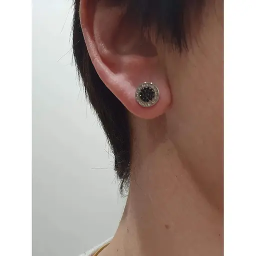 Золоті сережки-пуссети Імперія золота з фіанітами. СП295.10БИ - фото 2