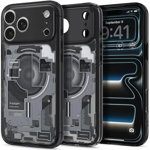 Чохол Spigen Ultra Hybrid MagSafe Zero One для Apple iPhone 17 Pro Black ACS10353 (149405) - фото 3