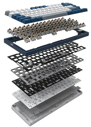 Клавиатура MONTECH MKey PRO Compact Freedom (Brown Switch) (MKPRO75FB) - фото 9