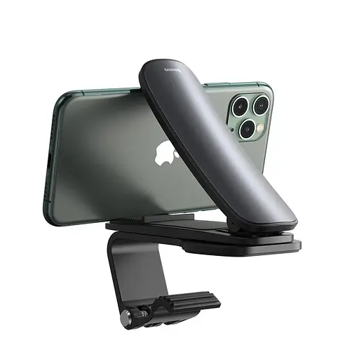 Автотримач для телефона Baseus Big Mouth Pro Car Mount（Applicable to centre console）Black - фото 4