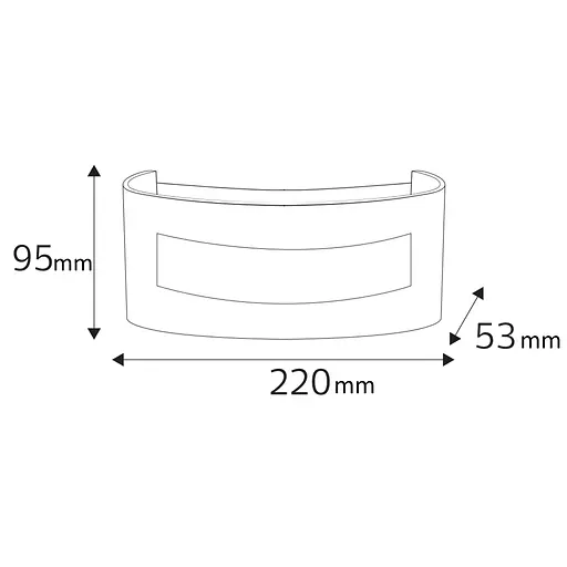 Светильник светодиодный фасадный NEUTRON-14 14W настенный - фото 2