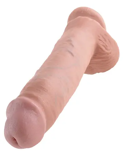 Фаллоимитатор King Cock 11" 29 см телесный - фото 3