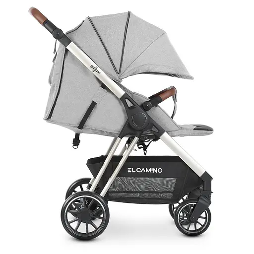 Детская прогулочная коляска-книга El Camino ME 1071-1 Gallant v.2 Cloud Gray Серая - фото 6