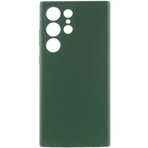 Чохол Silicone Cover Lakshmi Full Camera (AAA) для Samsung Galaxy S23 Ultra Зелений / Cyprus Green