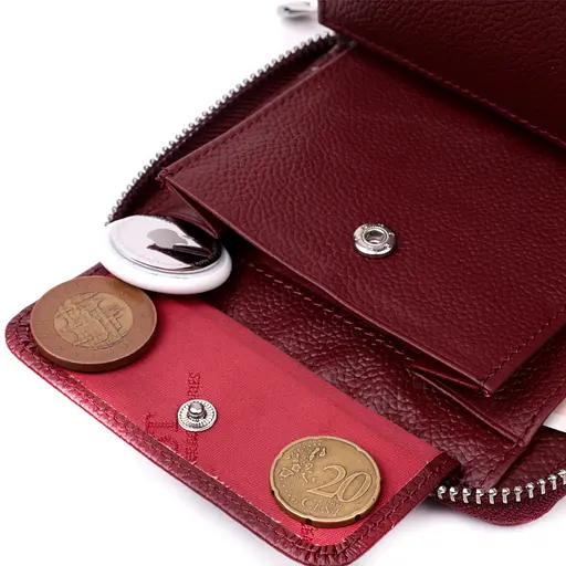 Кожаный женский кошелек ST Leather 12.3х10х2 см acs0028423 - фото 6