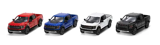Металевий інерційний пікап Ford F-150 Raptor 5", відкриваються двері (В асортименті) - фото 3
